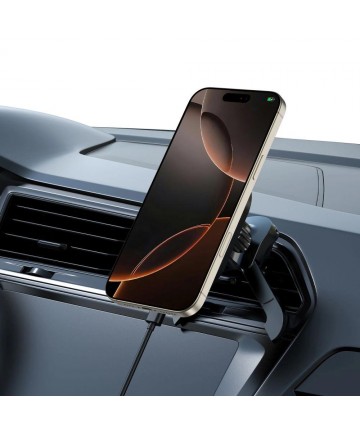 Tech-Protect MM15W-V6 Magnetic MagSafe Car Air Vent Holder - Black