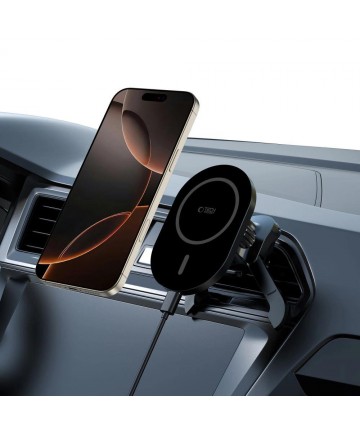 Tech-Protect MM15W-V6 Magnetic MagSafe Car Air Vent Holder - Black