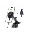 Tech-Protect MM15W-V4 Magnetic MagSafe 15W Car Holder for Cockpit / Windshield / Air Vent - Black