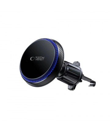 Tech-Protect MM15W-V4 Magnetic MagSafe 15W Car Holder for Cockpit / Windshield / Air Vent - Black