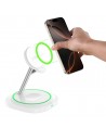Tech-Protect QI15W-A46 3in1 Magnetic MagSafe Inductive Charger - White