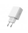 Tech-Protect NC20W PD20W USB-C wall charger with USB-C cable - white
