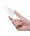 Tech-Protect NC20W PD20W USB-C wall charger with USB-C cable - white