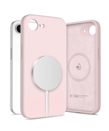 Tech-Protect Liquid Silicone MagSafe Case for iPhone 16e / 17e - Pink