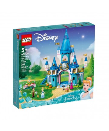 LEGO® Disney Princess™: Cinderella and Prince Charmings Castle (43206)