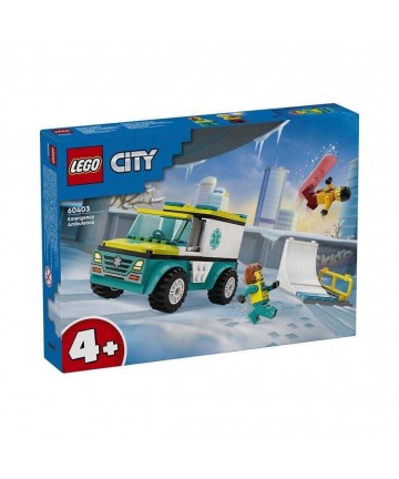 LEGO® City: Emergency Ambulance and Snowboarder (60403)