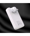 Dudao A65Q 65W GaN Travel Wall Charger USB-A / USB-C PD Ultra-Thin EU / US - White