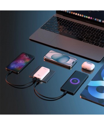 Dudao A65Q 65W GaN Travel Wall Charger USB-A / USB-C PD Ultra-Thin EU / US - White