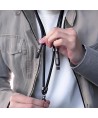 Dudao L20MAX 4in1 Cable / Lanyard USB-A / USB-C / Lightning PD QC 65W 1.5m - Black
