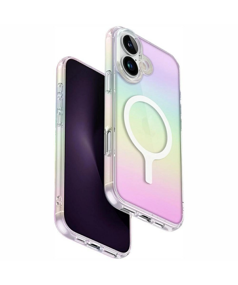 Uniq Iridescia Magclick Charging Case for iPhone 16 Plus - Multicolor
