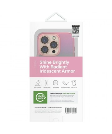 Uniq Iridescia Magclick Charging Case for iPhone 16 Pro - Pink