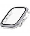 Uniq Voute Tempered Glass Case for Apple Watch 10 42 mm - Silver