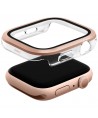 Uniq Voute Tempered Glass Case for Apple Watch 10 46mm - Rose Gold