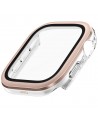 Uniq Voute Tempered Glass Case for Apple Watch 10 46mm - Rose Gold