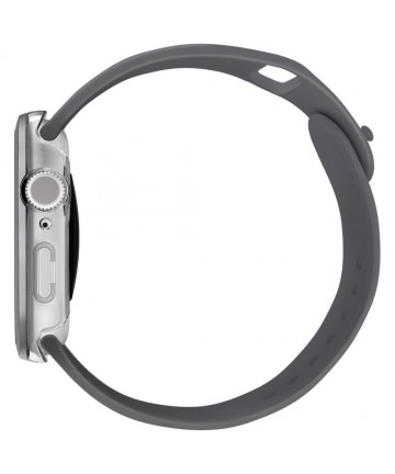 Uniq Voute tempered glass case for Apple Watch 10 46 mm - silver