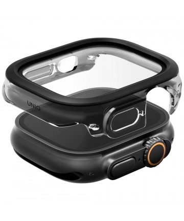 Uniq Voute Tempered Glass Case for Apple Watch Ultra 49mm - Black