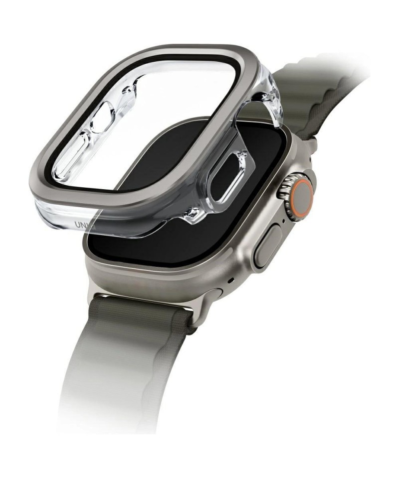 Uniq Voute case with tempered glass for Apple Watch Ultra 49 mm - silver