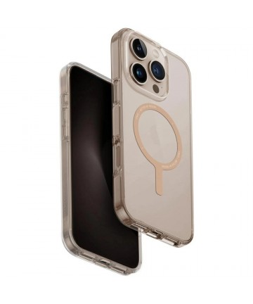 Uniq Clario Magclick Charging Case for iPhone 16 Pro - Transparent Gold