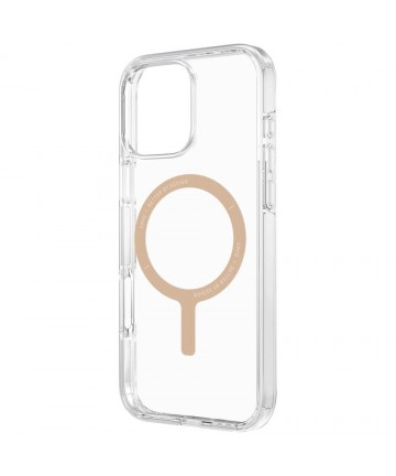 Uniq Clario Magclick Charging Case for iPhone 16 Pro Max - Transparent Gold