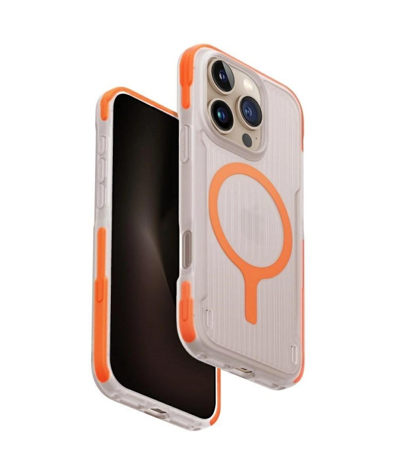 Uniq Combat Active Magclick Charging Case for iPhone 16 Pro - Orange