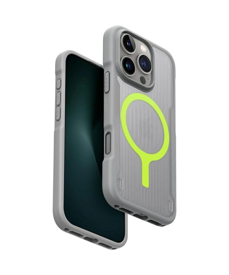 Uniq Combat Active Magclick Charging Case for iPhone 16 Pro - Gray