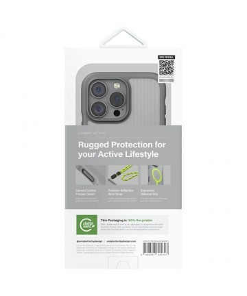 Uniq Combat Active Magclick Charging Case for iPhone 16 Pro - Gray