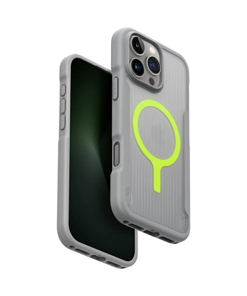 Uniq Combat Active Magclick Charging Case for iPhone 16 Pro Max - Gray