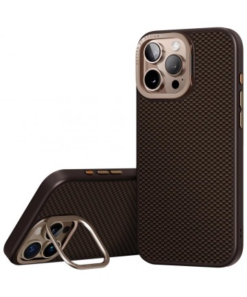 Uniq Keva Max Magclick Charging Camera Stand Case for iPhone 16 Pro Max - Brown