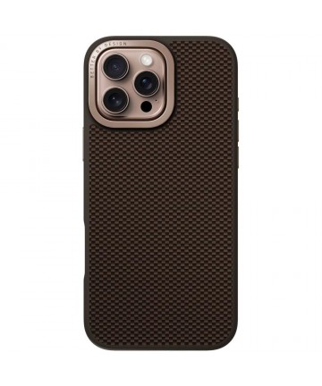 Uniq Keva Max Magclick Charging Camera Stand Case for iPhone 16 Pro Max - Brown