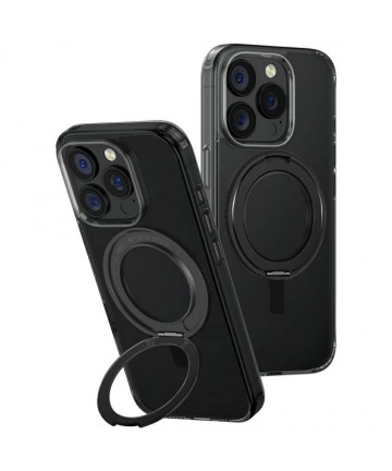 Uniq Swivix 360 Rotating Kickstand Case for iPhone 16 Pro - Black