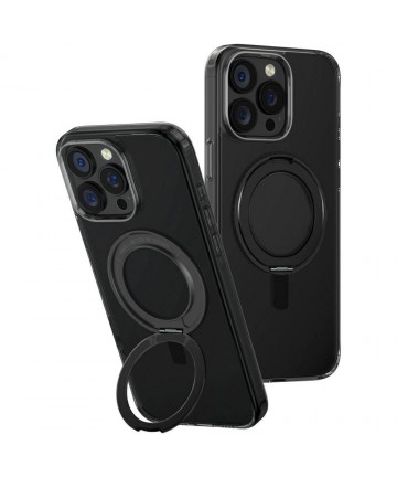 Uniq Swivix 360 Rotating Kickstand Case for iPhone 16 Pro Max - Black
