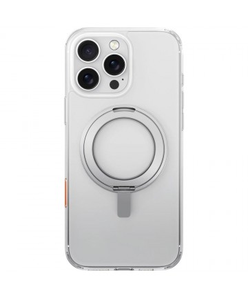 Uniq Swivix 360 Rotating Kickstand Case for iPhone 16 Pro Max - Transparent