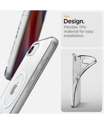 Spigen Liquid Crystal Mag MagSafe Case for iPhone 16e / 17e - Transparent