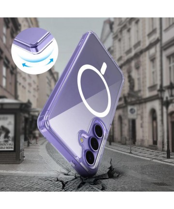 Tech-Protect FlexAir Hybrid MagSafe Case for Samsung Galaxy A56 5G - Transparent