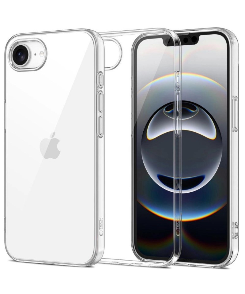 Tech-Protect FlexAir Case for iPhone 16e / 17e - Transparent