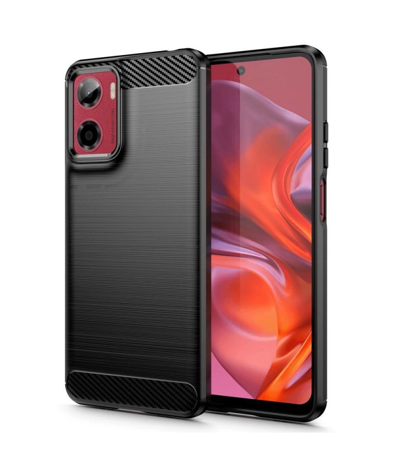 Tech-Protect TPUCarbon Case for Motorola Moto G05 / E15 - Black