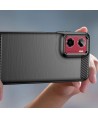 Tech-Protect TPUCarbon Case for Motorola Moto G05 / E15 - Black