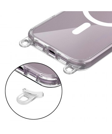 Tech-Protect FlexAir Chain MagSafe Case for iPhone 16e / 17e - Black and Beige