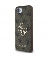 Guess 4G Big Logo Case for iPhone 16e - Brown