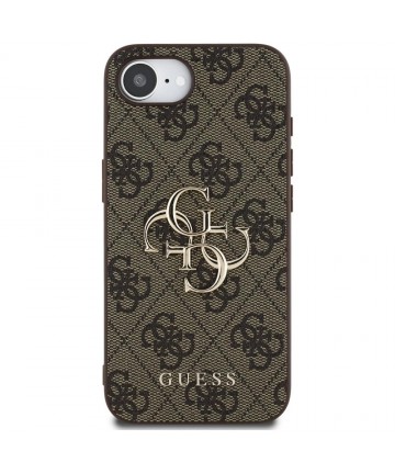 Guess 4G Big Logo Case for iPhone 16e - Brown