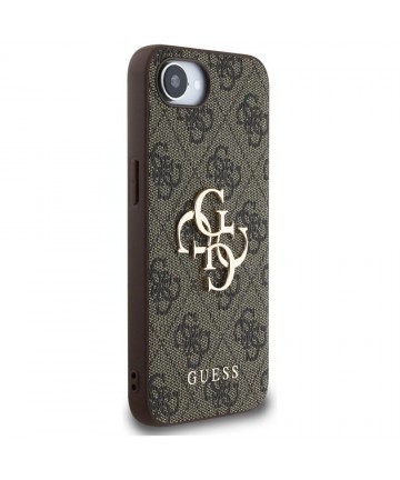 Guess 4G Big Logo Case for iPhone 16e - Brown