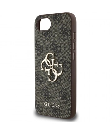 Guess 4G Big Logo Case for iPhone 16e - Brown
