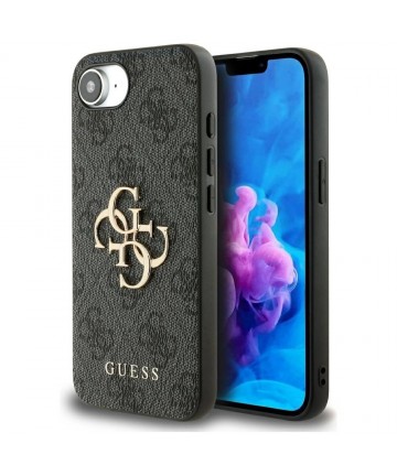 Guess 4G Big Logo Case for iPhone 16e - Black