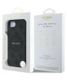 Guess 4G Circle Classic Logo MagSafe case for iPhone 16e - black
