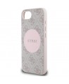 Guess 4G Circle Classic Logo MagSafe case for iPhone 16e - pink