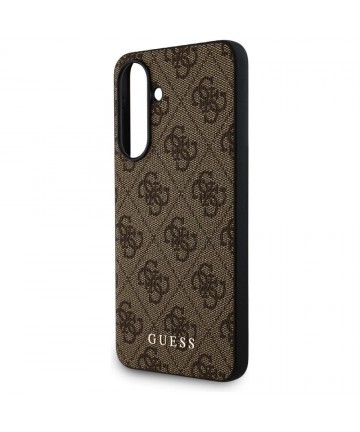 Guess 4G Metal Gold Logo Case for Samsung Galaxy A36 - Brown
