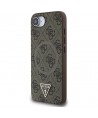 Guess 4G Ring Triangle Logo MagSafe iPhone 16e Case - Brown