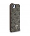 Guess 4G Ring Triangle Logo MagSafe iPhone 16e Case - Brown