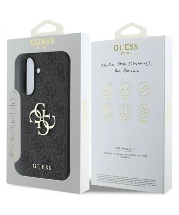 Guess Big 4G Logo Classic Logo Case for Samsung Galaxy A36 - Black
