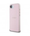 Guess Grained Ring MagSafe iPhone 16e Case - Pink